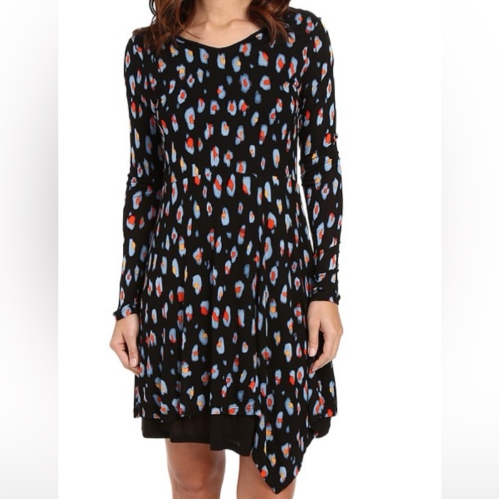 🎨 KENSIE; Brand New with Tags! Watercolor Spots Dress in Misses Size XL. - Picture 3 of 15
